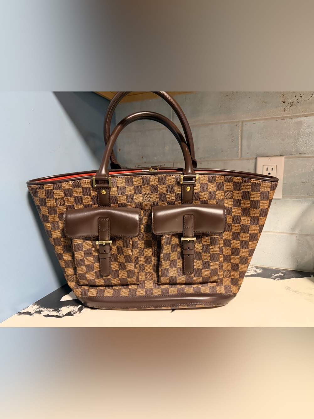 Authentic Louis Vuitton Monesque GM Tote | Excellent Condition | Made in France